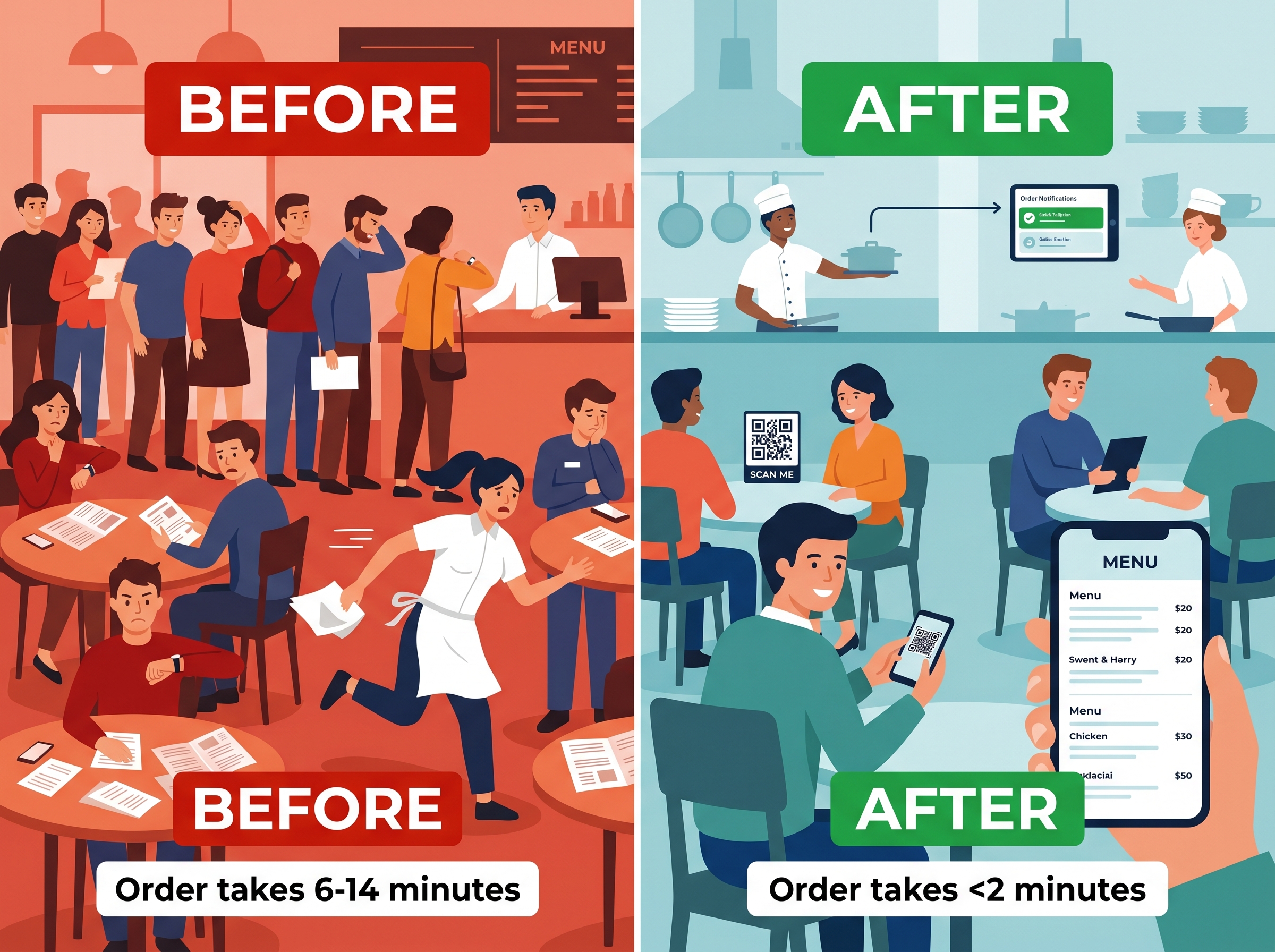 QR Ordering vs Traditional Restaurant Service: Complete 2026 Comparison Guide